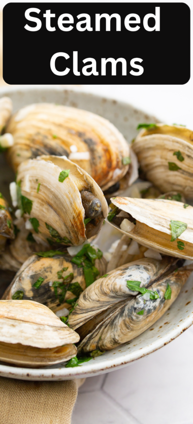 Air Fryer Steamed Clams