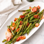 Bowl of Cracker Barrel green beans sautéed with butter and herbs