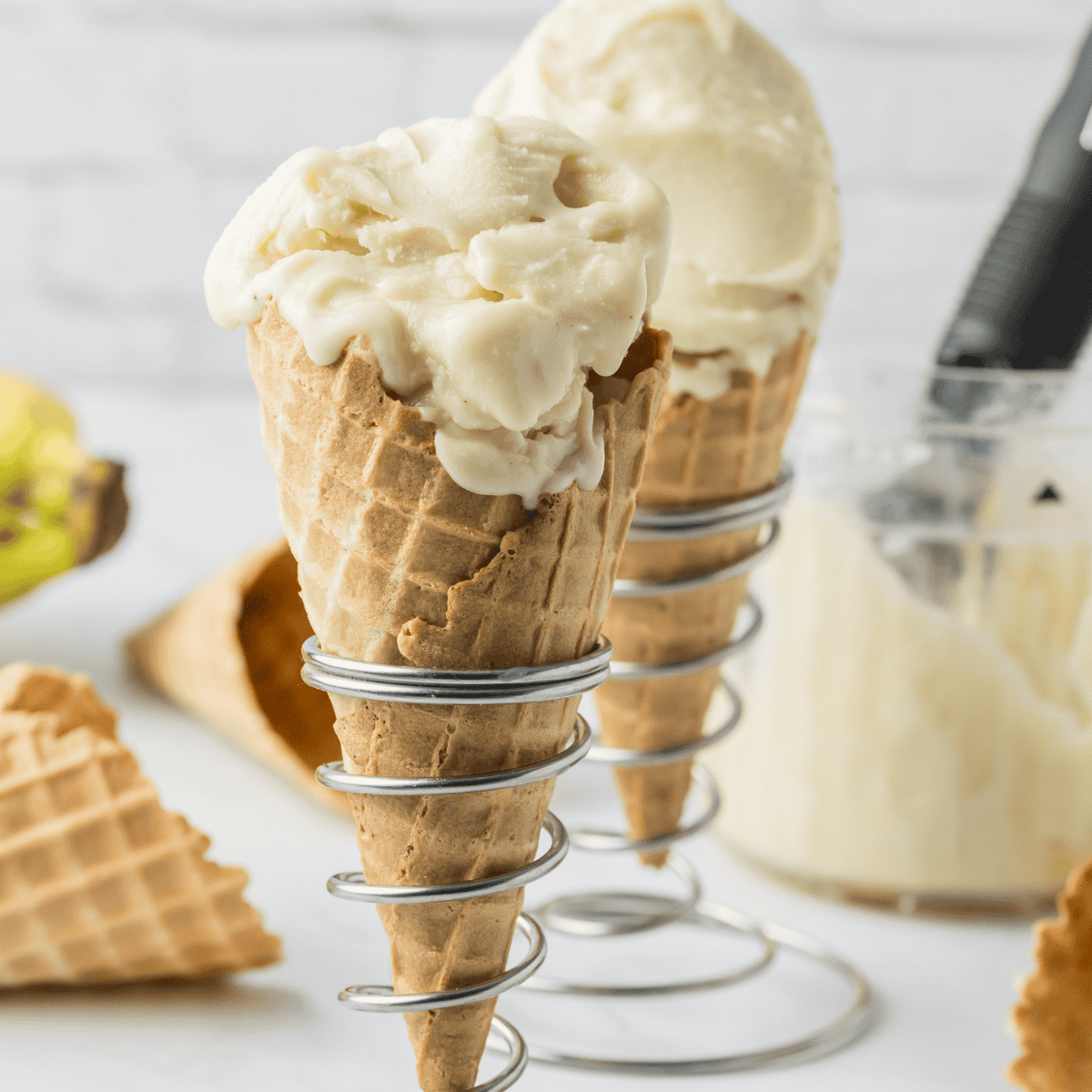 Ninja Foodi Banana Soft Serve Ice Cream