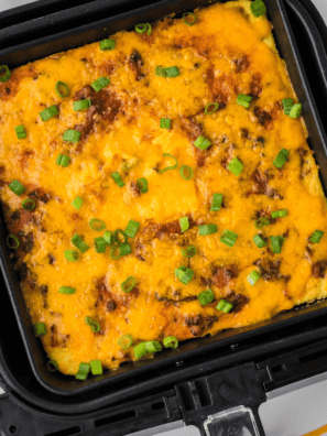 This Air Fryer Ground Beef Casserole is a quick, delicious, and hearty meal packed with flavor. Perfect for a weeknight dinner, it's easy to make and cooks quickly in the air fryer!