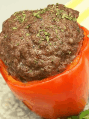Air Fryer Meatloaf Stuffed Peppers combine juicy bell peppers filled with savory, flavorful meatloaf for a wholesome, easy-to-make meal. This recipe offers a delicious twist on classic meatloaf, perfect for a family dinner.