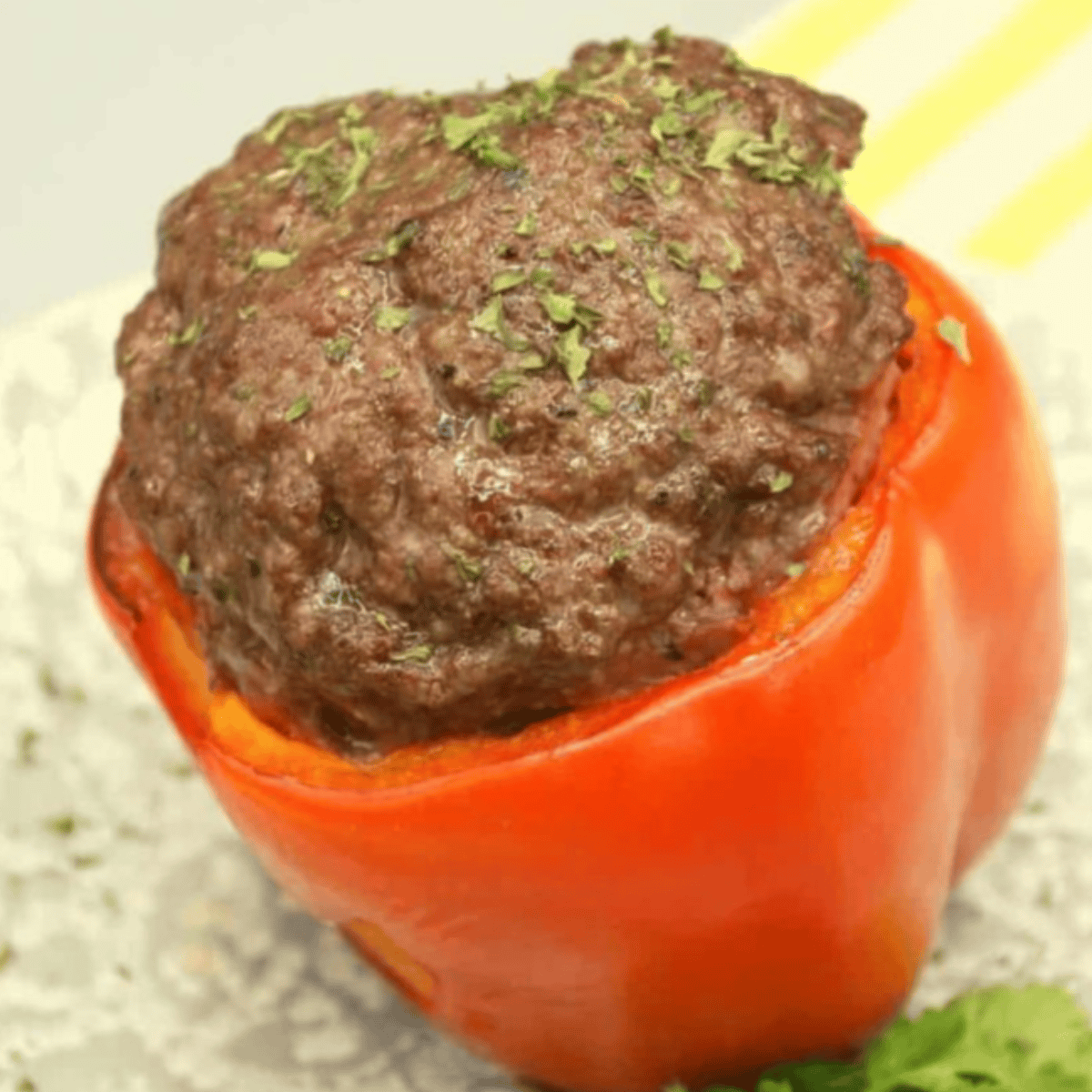 Air Fryer Meatloaf Stuffed Peppers combine juicy bell peppers filled with savory, flavorful meatloaf for a wholesome, easy-to-make meal. This recipe offers a delicious twist on classic meatloaf, perfect for a family dinner.