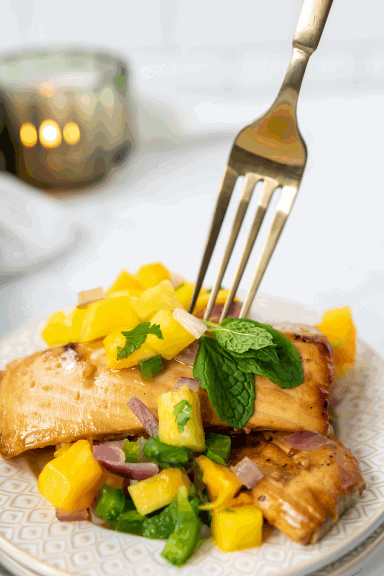 Blackstone Mahi Mahi with perfectly grilled, tender, juicy fish.