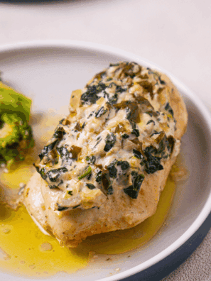 Bonefish Grill Copycat Lily's Chicken on plate.