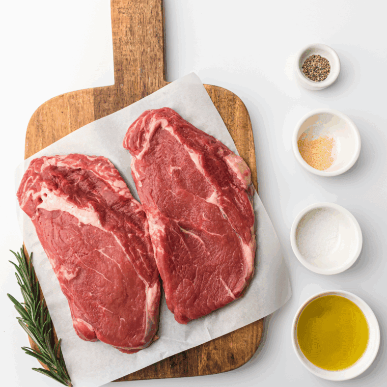 Ingredient needed for Copycat Applebee’s Bourbon Street Steak Recipe on kitchen table.