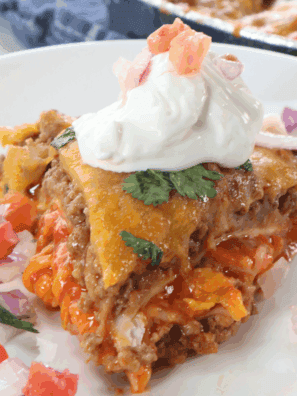 Easy Air Fryer Mexican Lasagna Recipe
