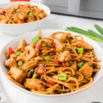Kung Pao Chicken Spaghetti (Copycat)