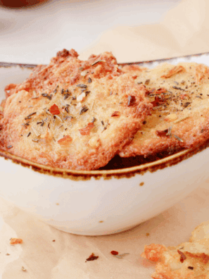 Air Fryer Cottage Cheese Chips
