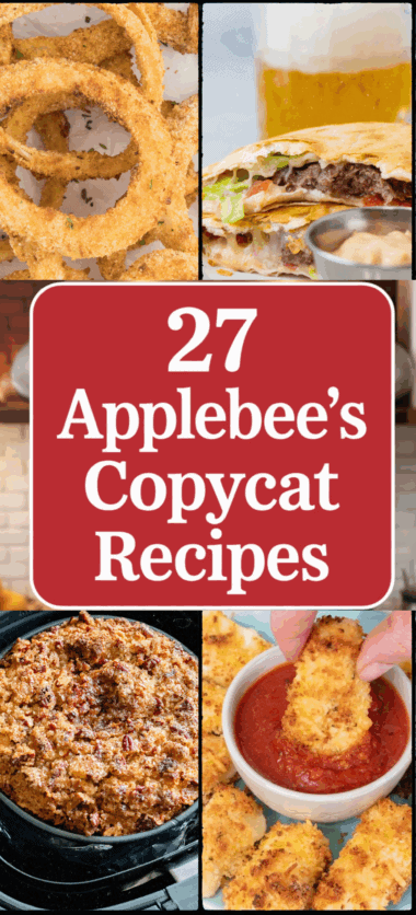 Craving Applebee's? Try These Most Loved Copycat Recipes!