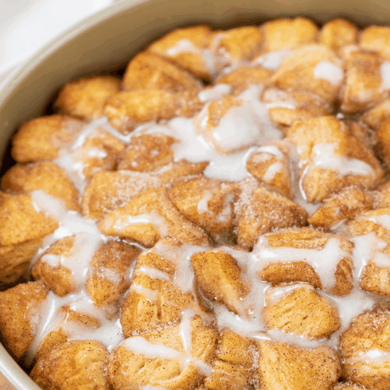 Blackstone Monkey Bread with a caramelized, cinnamon-sugar crust and soft, pull-apart pieces, made perfectly on the Blackstone griddle.