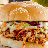 This Cracker Barrel Copycat Coleslaw is creamy, tangy, and packed with crunchy cabbage and carrots—just like the classic side you know and love. It’s simple to make with pantry staples and perfect for pairing with BBQ, fried chicken, or sandwiches. A make-ahead favorite for family dinners, potlucks, and summer cookouts!