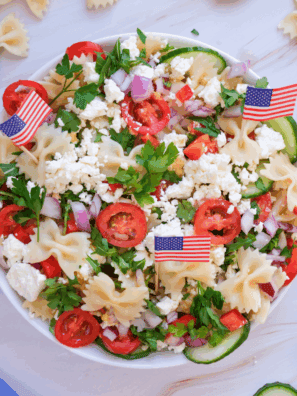 Fourth of July Pasta Salad