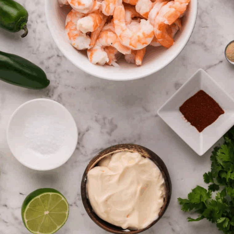 Jack's Required Ingredients in the Box Creamy Avocado Lemon Sauce Recipe on the Kitchen Table.