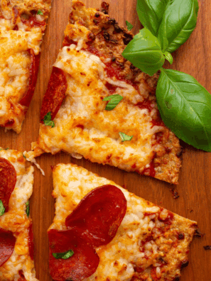 Air Fryer Chicken Crust Pizza