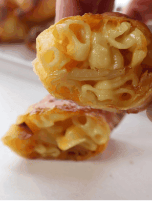 Air Fryer Mac And Cheese Egg Rolls