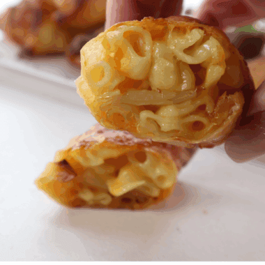 Air Fryer Mac And Cheese Egg Rolls