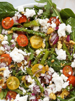 Asparagus Salad with Goat Cheese