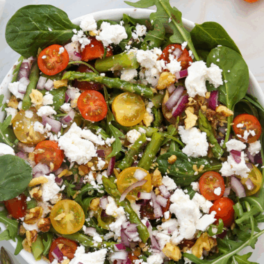 Asparagus Salad with Goat Cheese