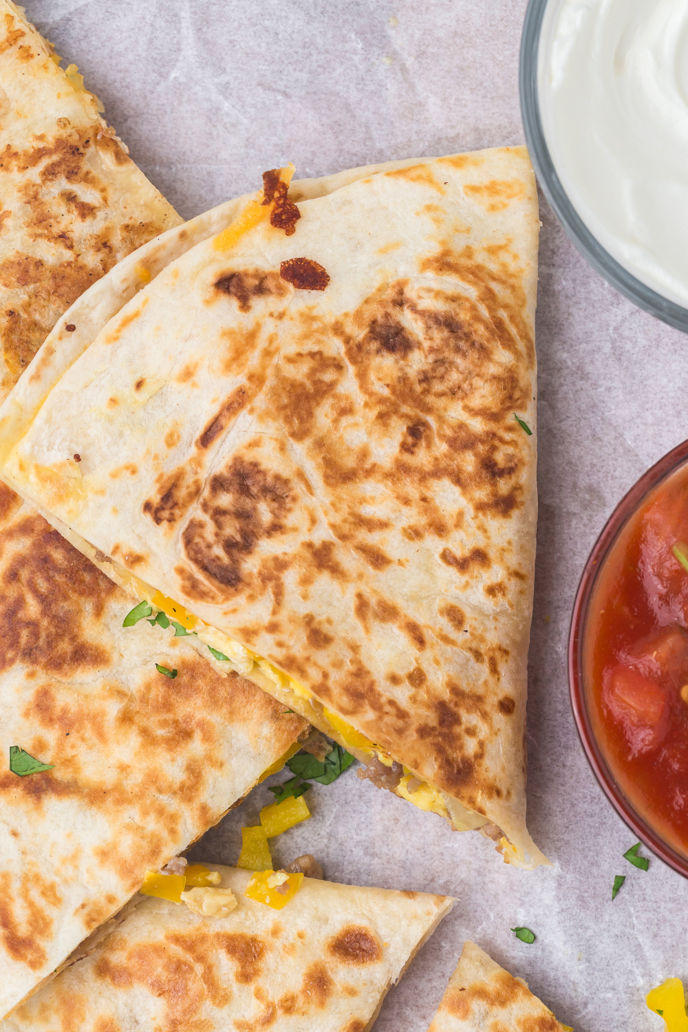Air Fryer Copycat Taco Bell Quesadilla