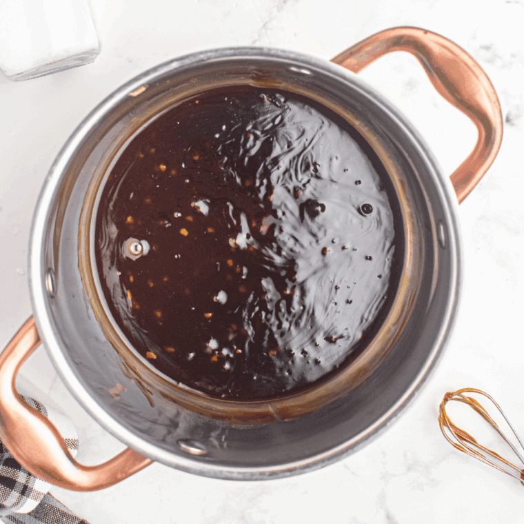 In large mixing bowl, add all of the sauce ingredients, and blend until smooth.