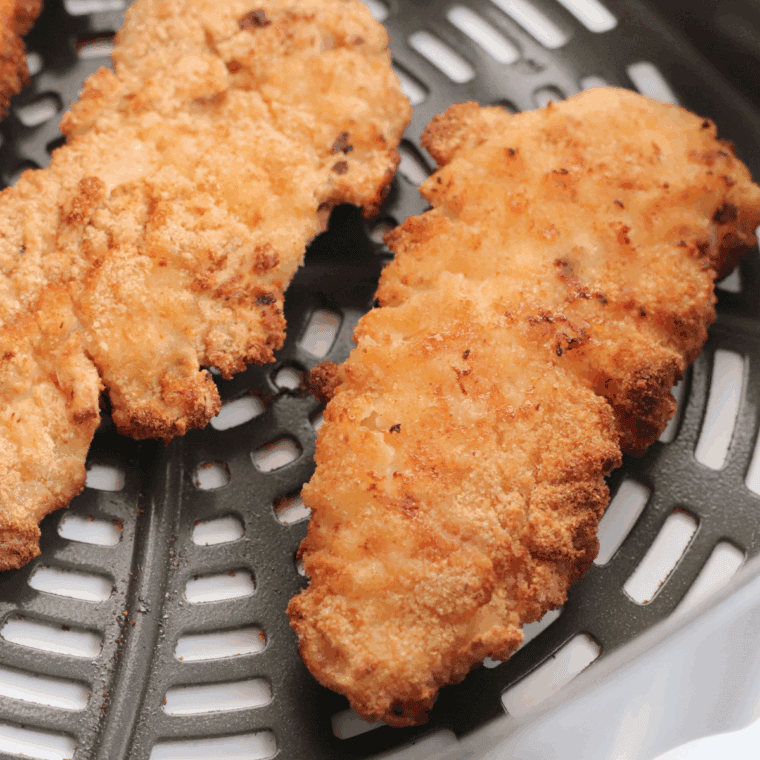 Plate of Copycat Arby's Chicken Tender Recipe.
