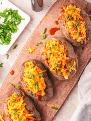 Easy Mexican Stuffed Baked Potatoes