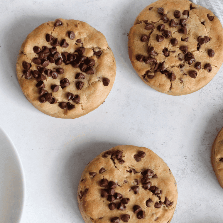 Plate of Hardee Chocolate Chip Cookie Recipe.