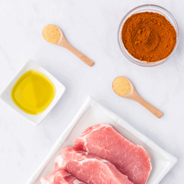 Ingredients needed for Hello Fresh Tunisian Spice Blend on kitchen table.