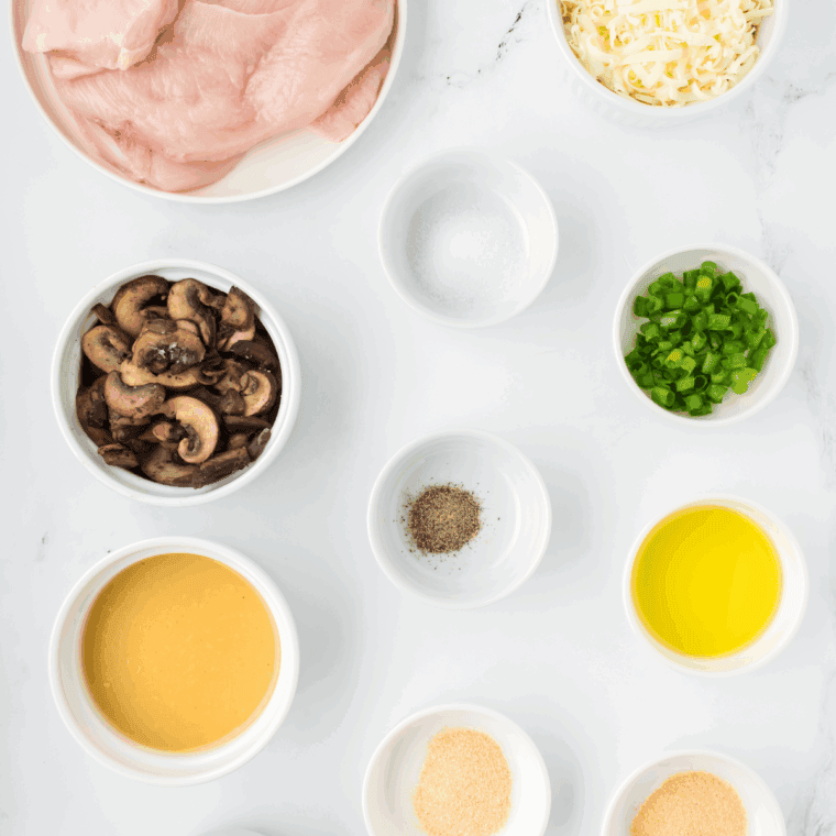 Ingredients required for KFC gravy recipes on the kitchen table.