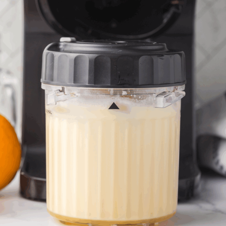 Blended Ninja Creami Arbys Orange Creamsicle Shake Recipe