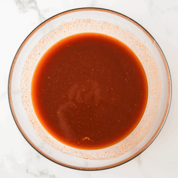 In a large mixing bowl, mix all of the ingredients together, for the sauce.