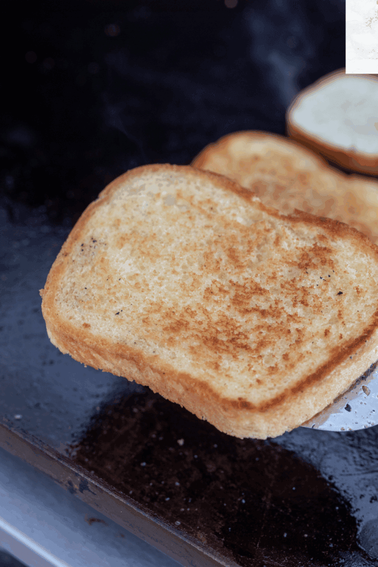 Toasting your bread on the grill or using the air fryer.