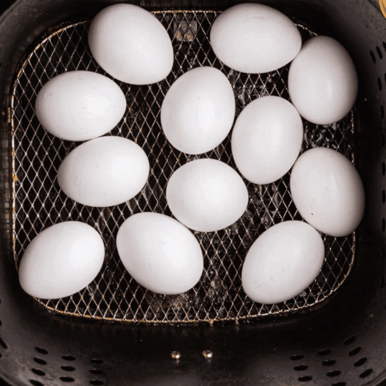 Ingredients needed for Deviled Duck Eggs on kitchen table.