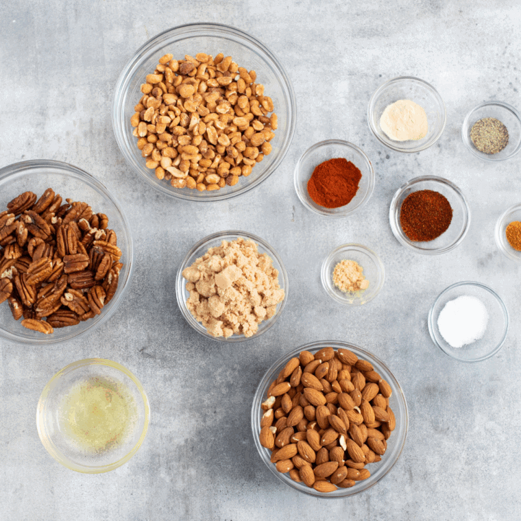 Ingredients needed for Nuts 5 Nuts Recipe Ingredients.