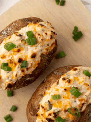 Shrimp Stuffed Baked Potatoes