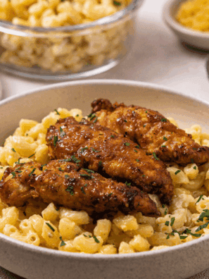 Crispy wings coated with copycat Wingstop hot honey rub served on a plate with dipping sauce.