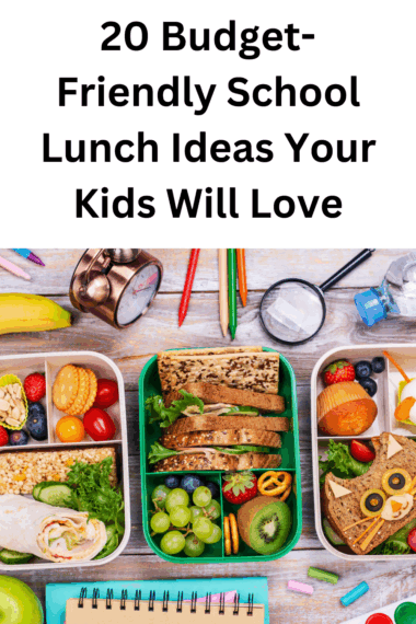 20 Budget-Friendly School Lunch Ideas Your Kids Will Love