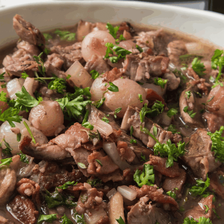 Bob Evan’s pot roast copycat with carrots, potatoes and gravy on a tray