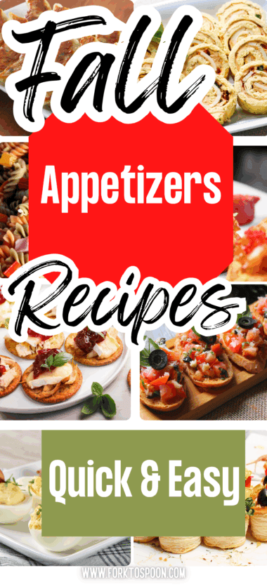 Make Ahead Fall Appetizers For A Crowd