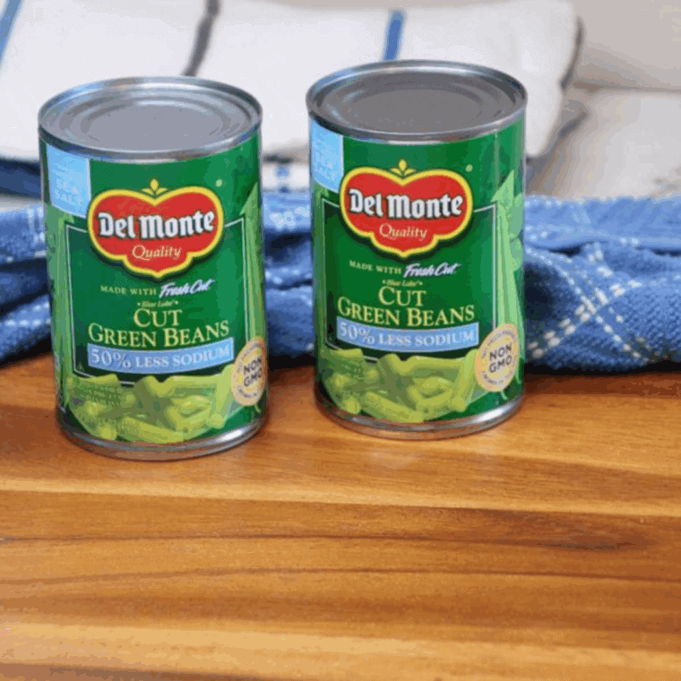 Ingredients needed for Long John Silver Green Bean Recipe on kitchen table.
