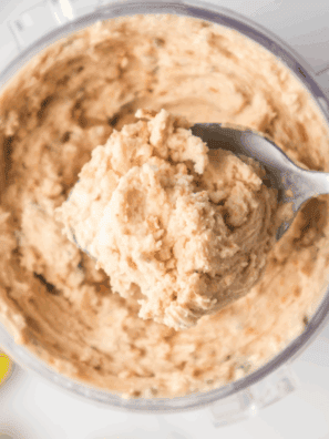 Homemade Ninja Creami Caramel Toffee Cookie Blizzard in a bowl with caramel drizzle