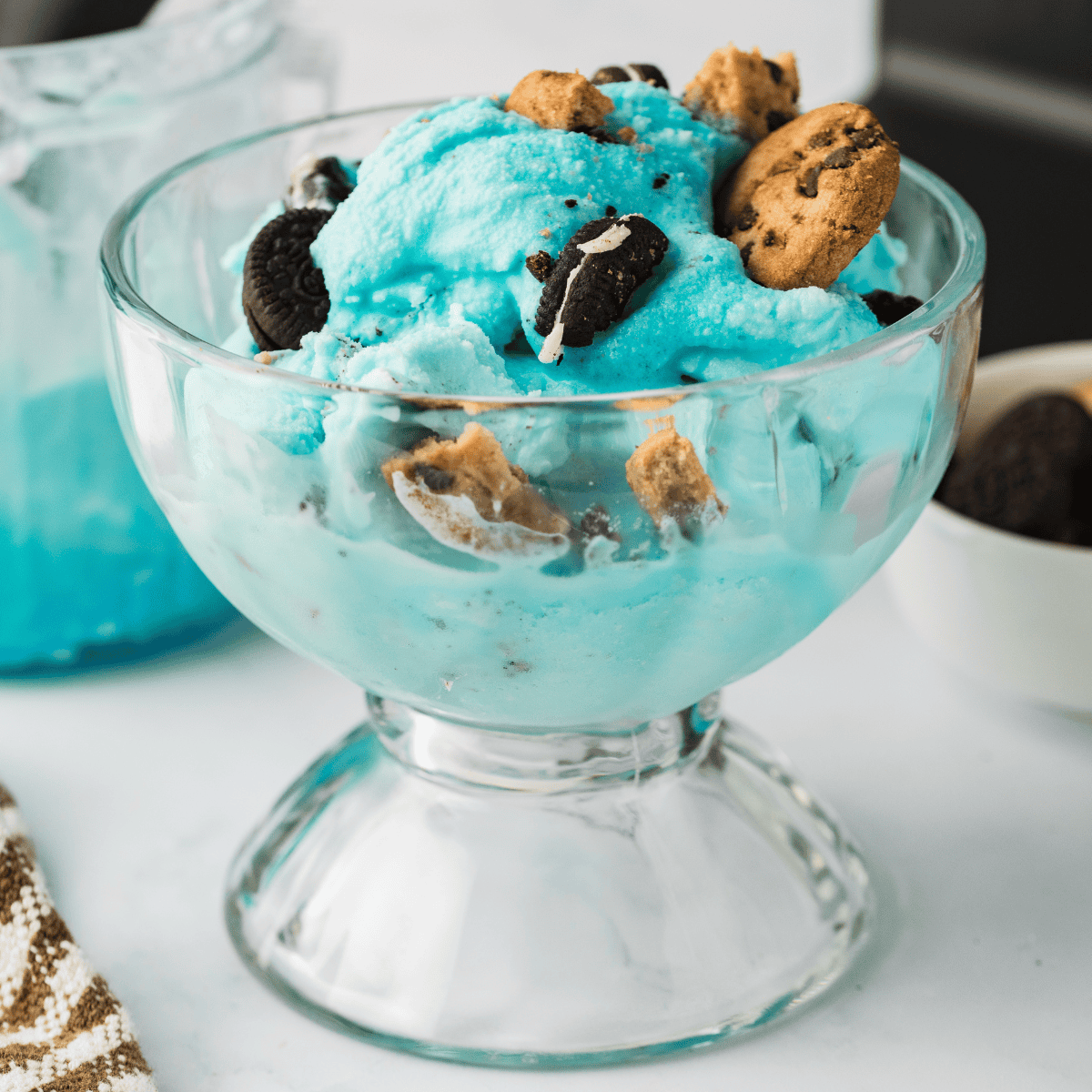 Easy Ninja Creami Cookie Monster Ice Cream - Fork To Spoon