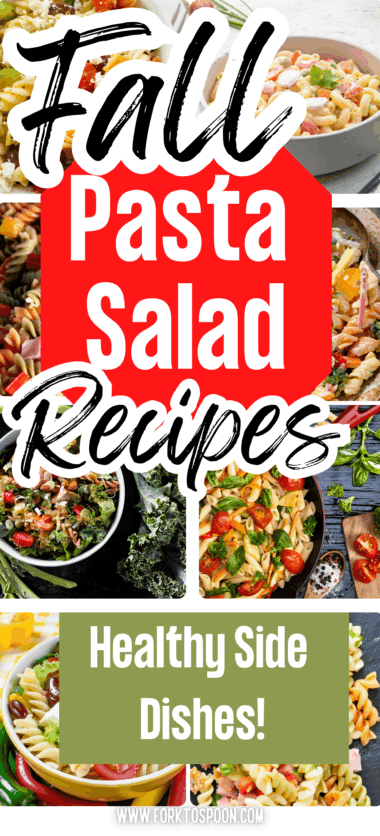 20 Best Fall Pasta Salad Recipes