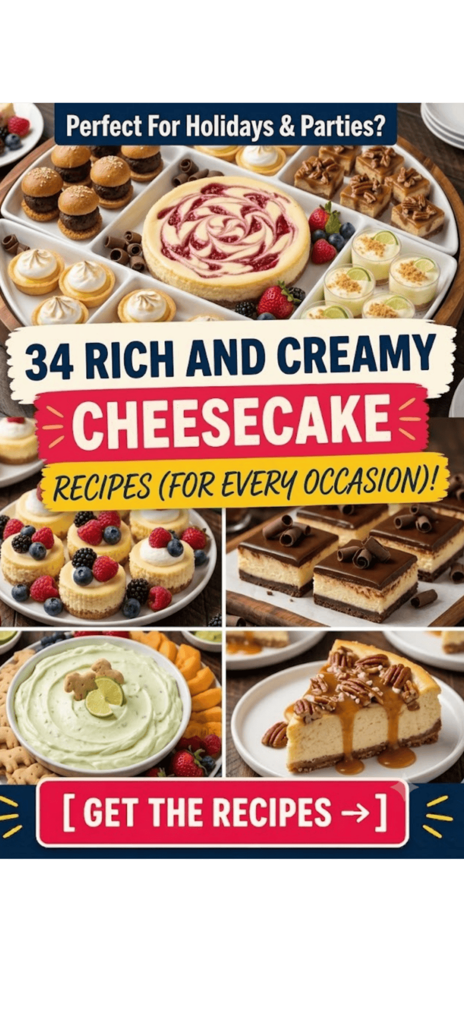 34 Rich and Creamy Cheesecake Recipes