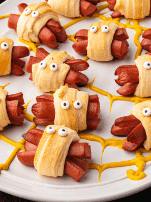 Air Fryer Spider Hot Dogs