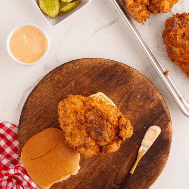 Make your own Copycat A&W Style Chubby Chicken Sandwich at home! Crispy, juicy fried chicken topped with lettuce, mayo, and a toasted bun — just like your favorite fast-food classic, but even better.