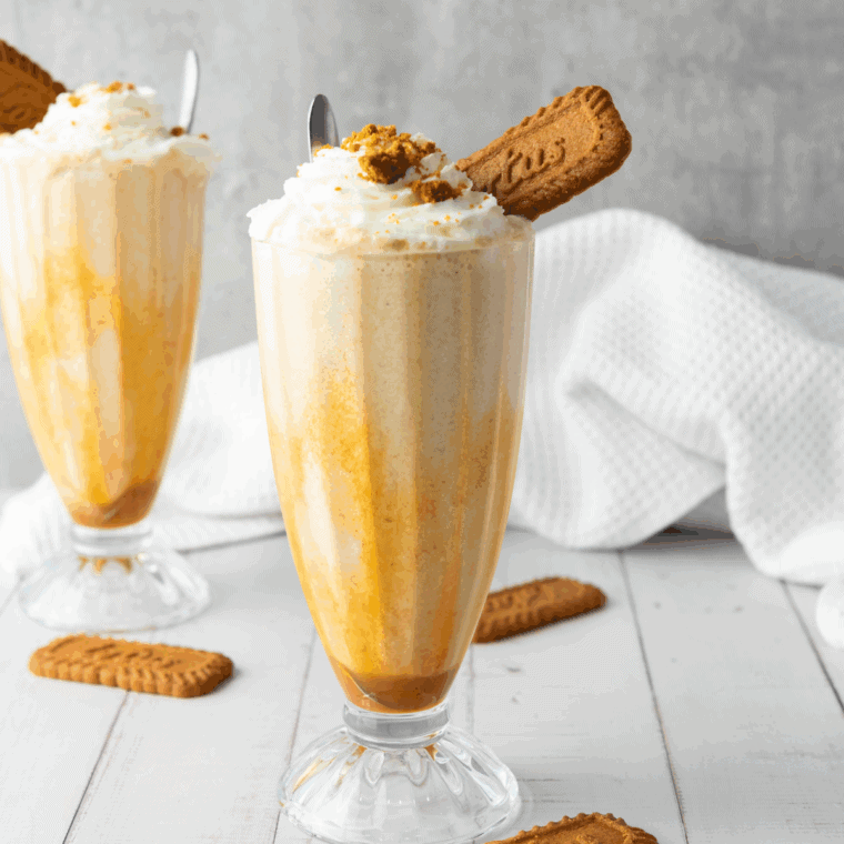 Make this Copycat Dairy Queen Ninja Creami Maple Cookie Milkshake at home! Creamy ice cream, sweet maple syrup, and crunchy cookie crumbles create a frosty, decadent treat in minutes.