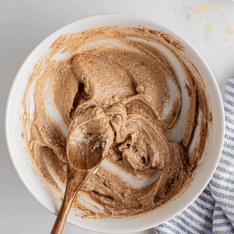 In a medium bowl, combine softened cream cheese, brown sugar, cinnamon, vanilla and a pinch of salt.