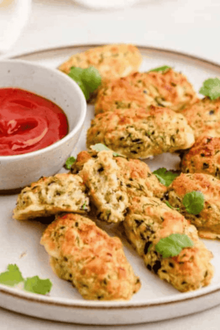 Bowl of Easy Calzone Dipping Sauce with tomato, garlic, and herbs, served beside freshly baked calzones ready for dipping.