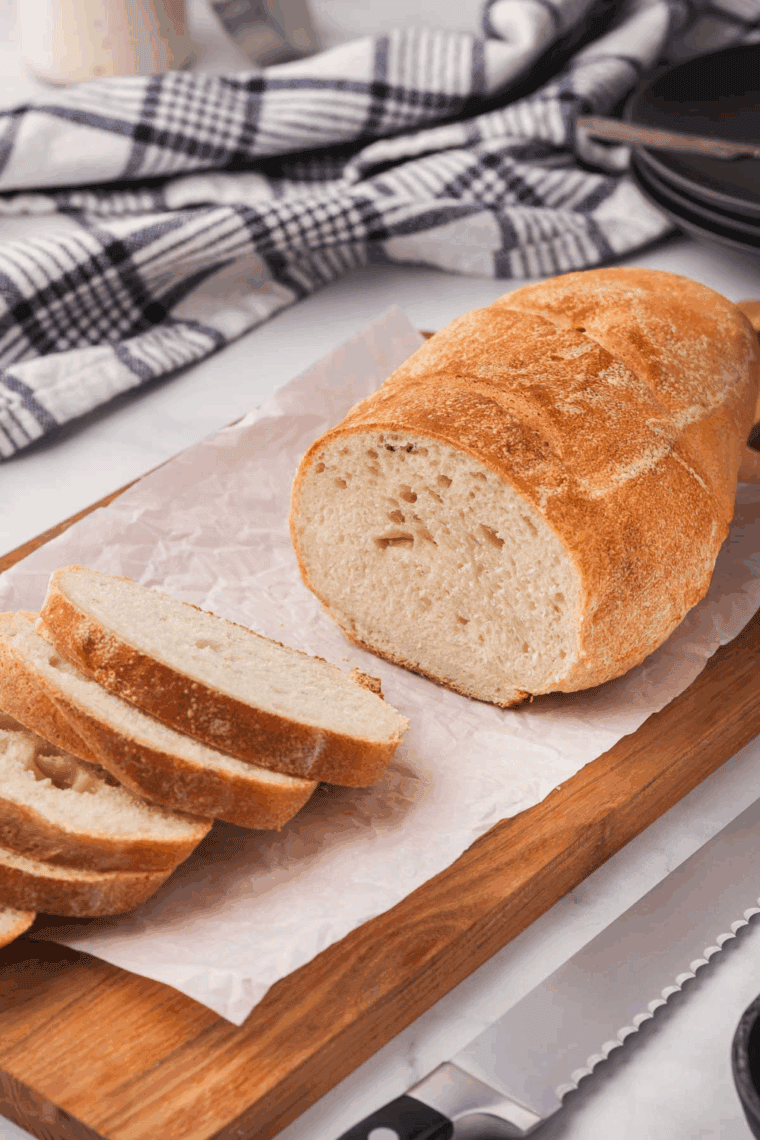 Freshly baked calabar style bread, golden on the outside and soft on the inside